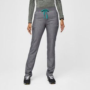 Figs Yola Skinny Scrub Pants Graphite Small